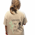 Surviving Out of Spite Skeleton Graphic Tee