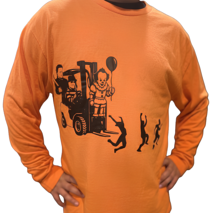 Funny Horror Forklift Operator Shirt